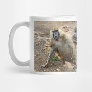 Olive Baboons Grooming Mug